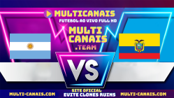 Assistir Argentina x Equador Multicanais Ao Vivo Online HD 04/07/2024